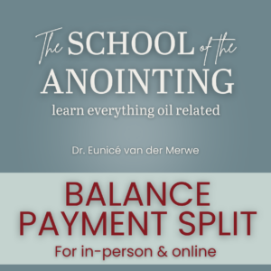 1 of 6 balance payments (excl. registration fee)