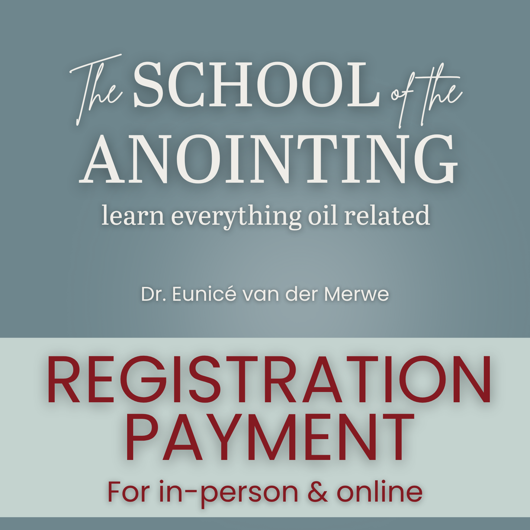Registration fee